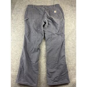 Carhartt Fleece Lined Crawford Pant Women 18 Original Fit Carpenter Utility SEE